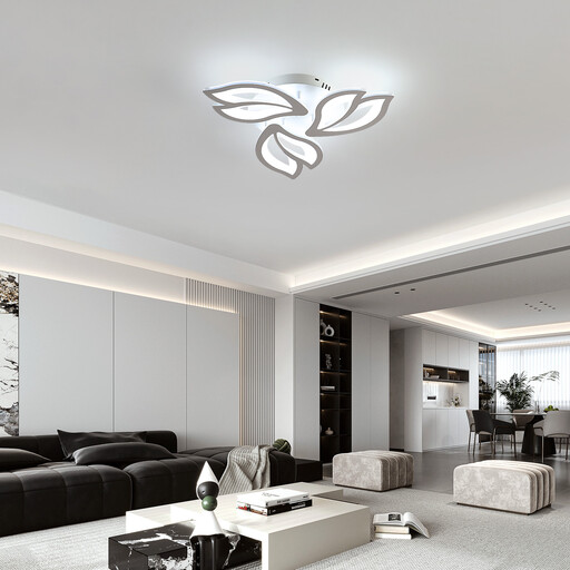 Pheashine Three-headed magnolia-petal-shaped acrylic ceiling light