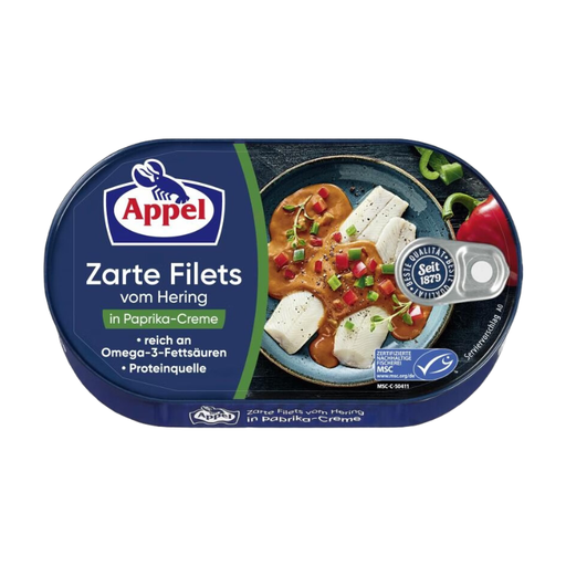 Appel Herring Fillets in Creamy Paprika Sauce