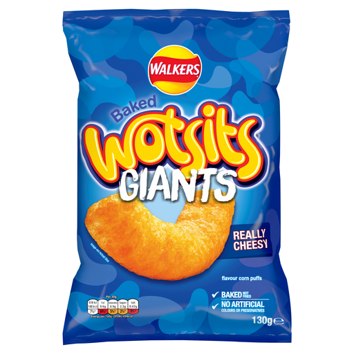 Walkers Wotsits Giants Really Cheesy 130 g bag
