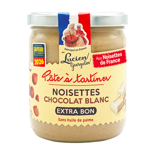 Lucien Georgelin Lot-et-Garonne Hazelnut & White Chocolate Spread