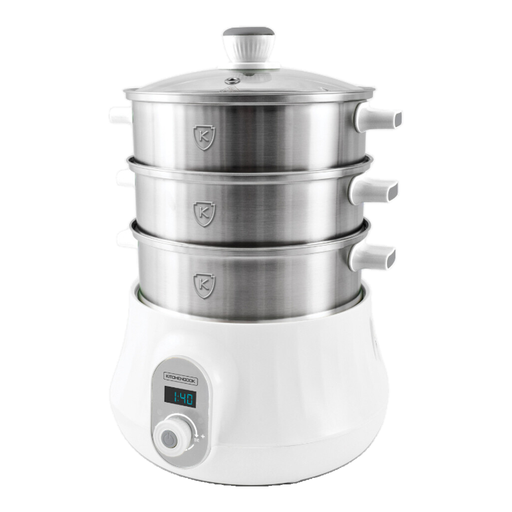 KitchenCook Multi Steam 9 Stainless Steel Electric Steamer