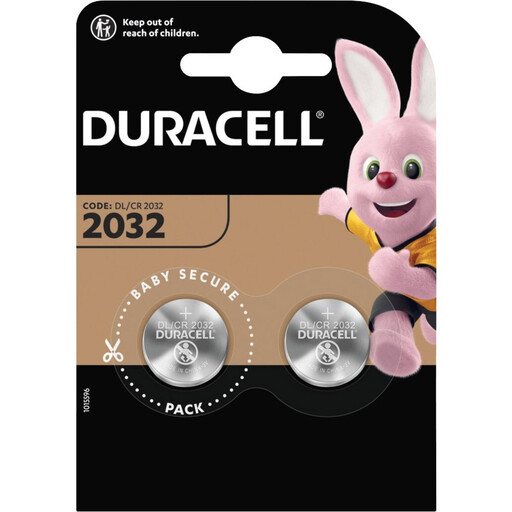 DURACELL CR2032 3V Lithium - Pack of 2