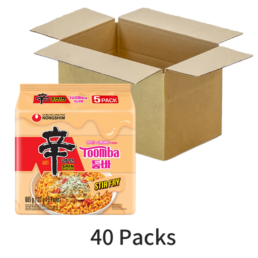 Nongshim Toomba Spicy Korean Instant Noodles 137g x 40 Pack