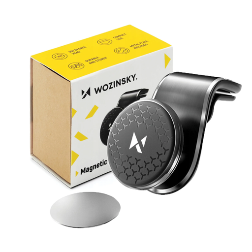 Wozinsky WMH-03 Black 360° Magnetic Car Grille Mount