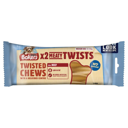 Bakers Medium Dog Treat Meaty Twists