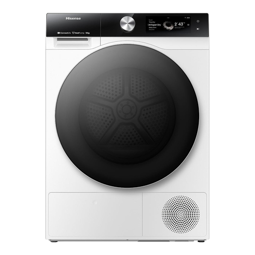Hisense DH7S107BW Heat Pump Dryer – 10 kg