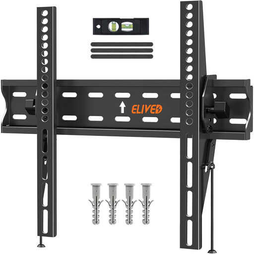 ELIVED Ultra Slim Tilt TV Mount for 26-60 inch TVs