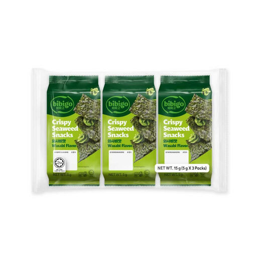 CJ Bibigo Seasoned Seaweed Snacks (Wasabi)