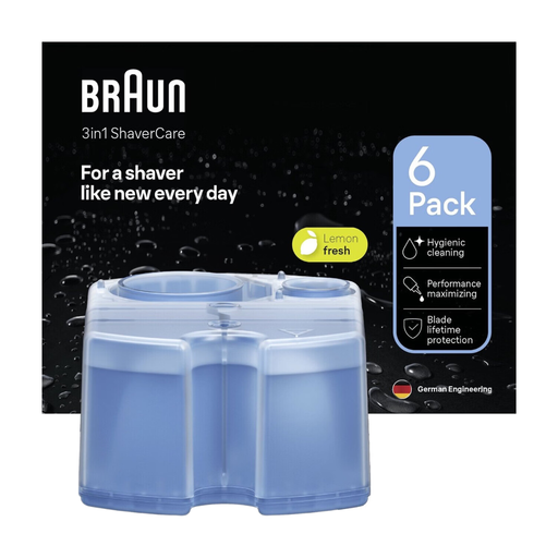 Braun CCR 6 cleaning cartridges
