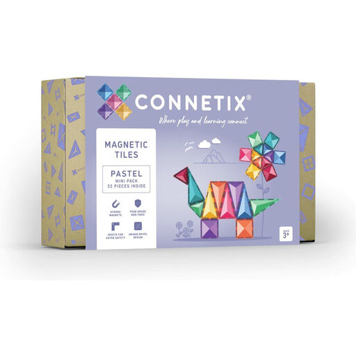 Connetix - Pastel Mini Pack 32 Pieces - (CT-P-00032-MI)