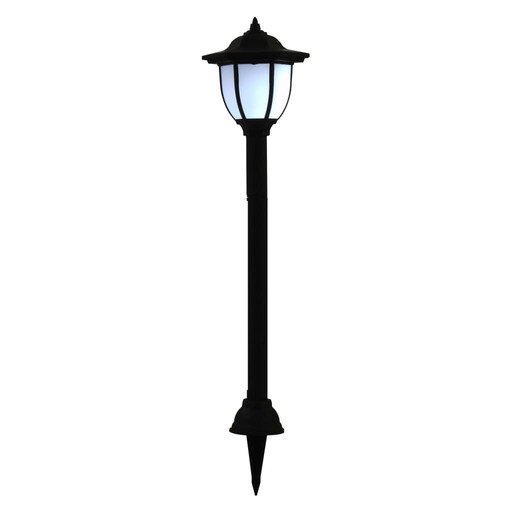 VidaXL LED Solar Lamp Set - Black, 3 pcs