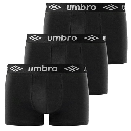 UMBRO 3-Pack Men's Boxers - Black