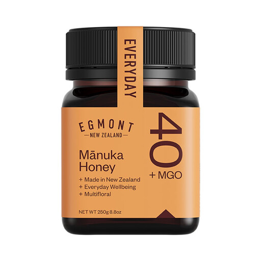 EGMONT HONEY New Zealand Mānuka Honey MGO 40+ Multifloral Raw Honey 250g