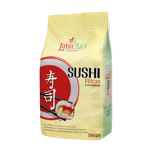 LOTUS Round Rice for Sushi 20 kg 寿司圆粒米