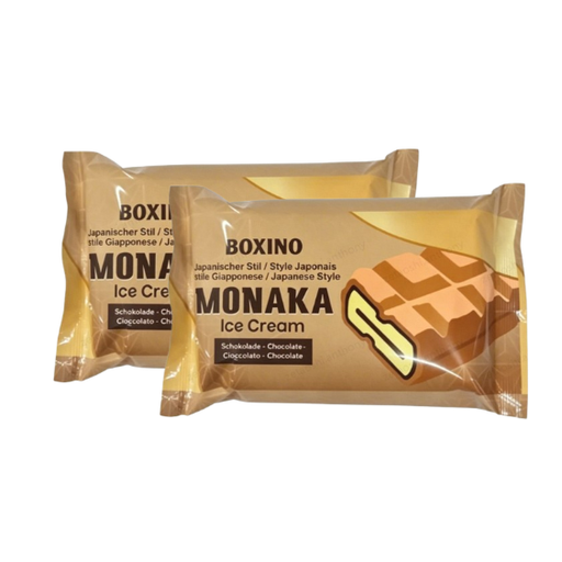BOXINO Monaka Vanilla Choco ice cream, two 70g pieces
