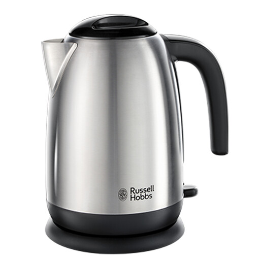 Russell Hobbs Classics Kettle, Rapid Boil, 1.7L, Brushed Stainless Steel