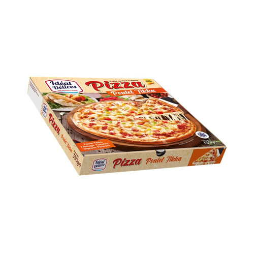IDEAL DELICES Halal Chicken Tikka Pizza 330g