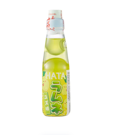 Hata Yuzu Ramune Carbonated Drink 200ml
