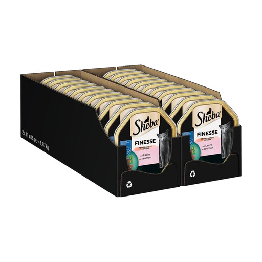 Sheba Finesse Pastete/Mousse mit MSC-Lachs