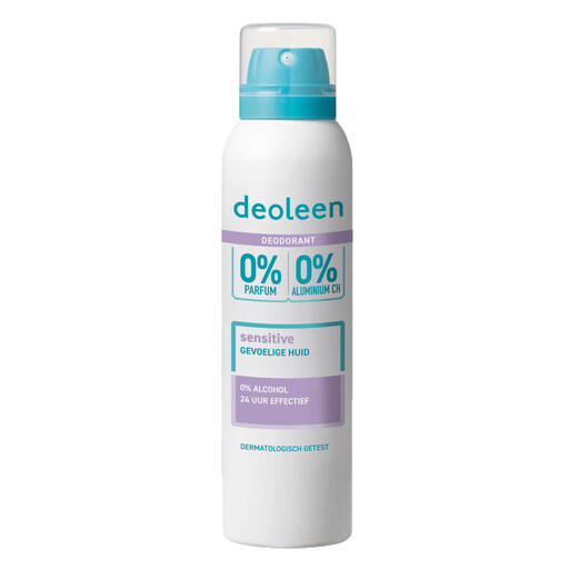 DEOLEEN 0% Sensitive Deodorant Aerosol 150ml
