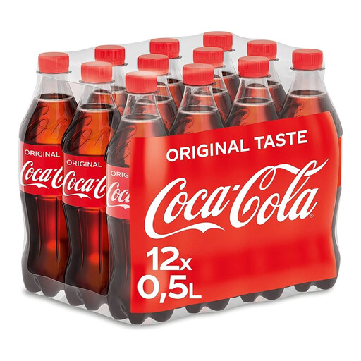 Coca-Cola Regular Cola - 12 x 500 ml