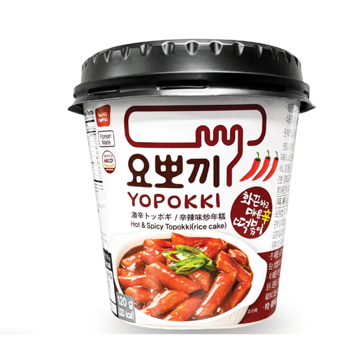 YOUNGPOONG Yopokki Hot and Spicy Tteokbokki Cup 120g