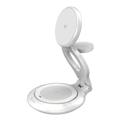 j5create JUPW3415 Qi2 3-in-1 Magnetic Foldable Wireless Charging Station