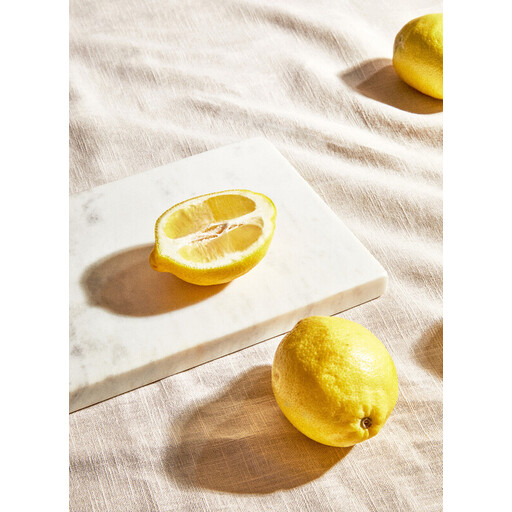Maison by Premier White Marble Rectangular Chopping Or Serving Board