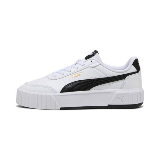 PUMA Women's Trainers White Black PUMA Carina Mia Collection 41