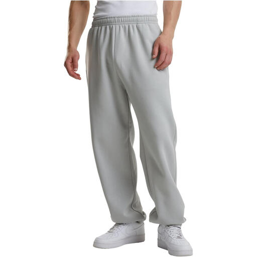 Urban Classics Fluffy Sweatpants Trousers in lightasphalt