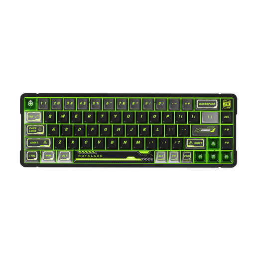 Royalaxe X68 Emerald Green Esports Magnetic Switch Keyboard