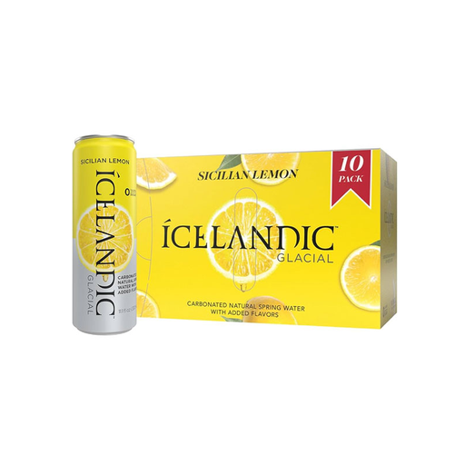 ICELANDIC GLACIAL Sicilian Lemon Sparkling Mineral Water