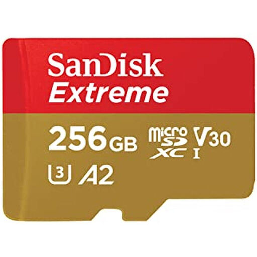 SanDisk Extreme microSDXC Card – 256GB, V30