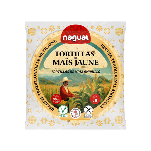 NAGUAL Yellow Corn Tortillas 200 g