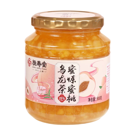 Hengshoutang Honey-Refined Peach Oolong Tea 500g