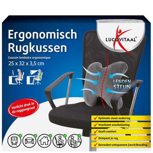 Lucovitaal Ergonomic Back Cushion