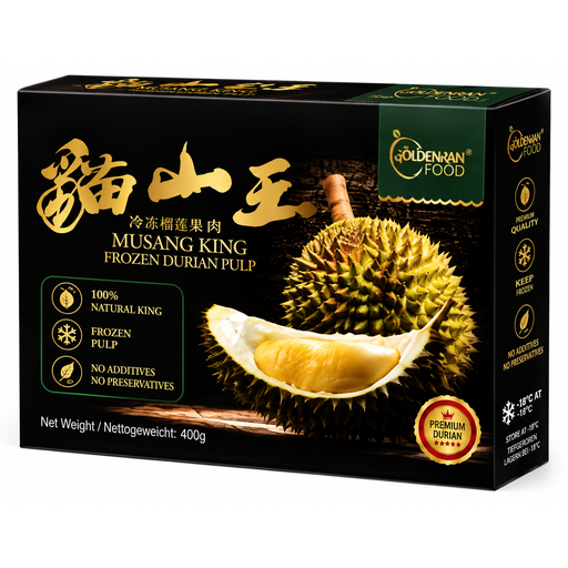 MUSANG KING frozen durian pulp with seeds, 400 g