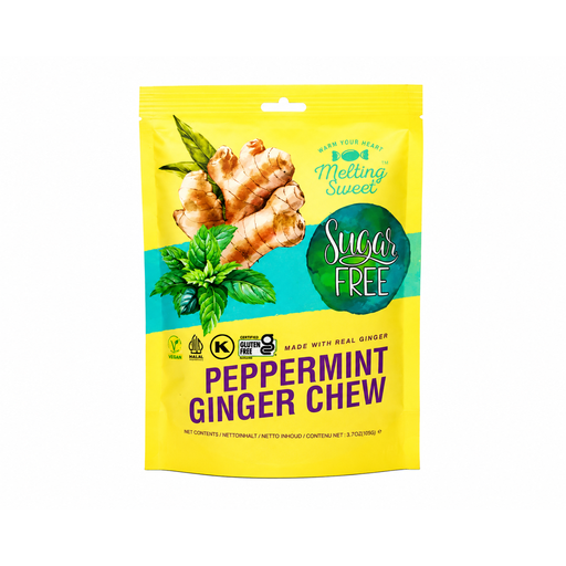 MELTING SWEET soft peppermint and ginger chews sugar-free 105 g