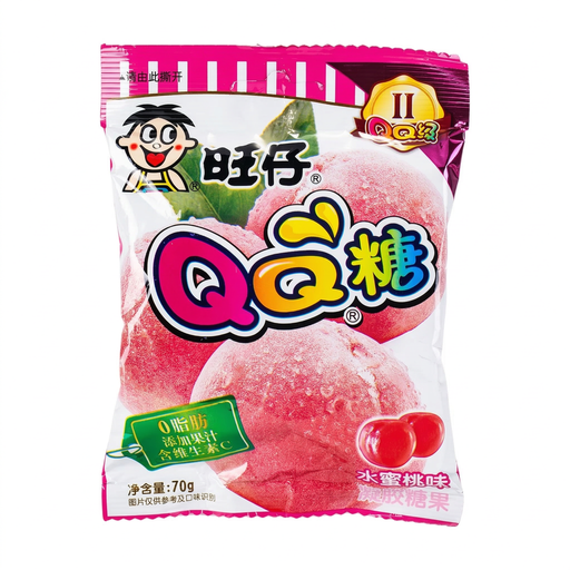 WANT WANT QQ Gummy Peach Flavour 70g