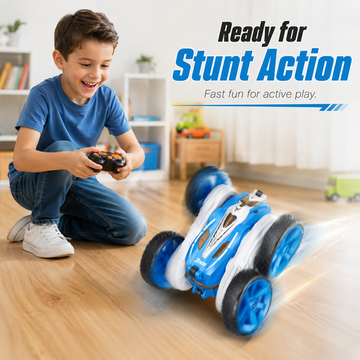 2.4G double-sided flip stunt car