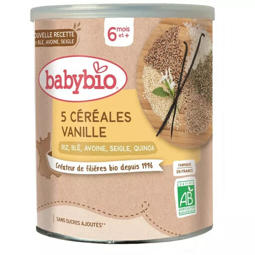 Baby Bio Cereal Quinoa Vanilla 6M 220g