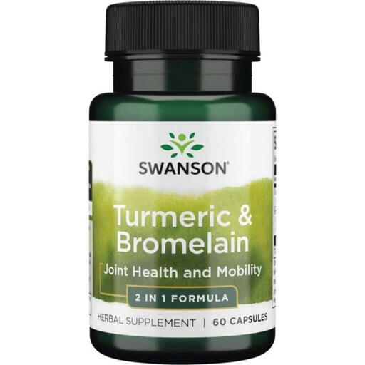 Swanson Full Spectrum Turmeric + Bromelain Capsules