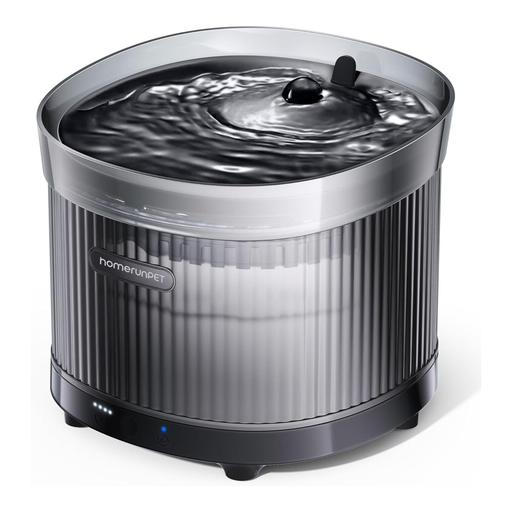 homerunPET BF10 Rechargeable Battery-Operated Wireless Pet Water Fountain