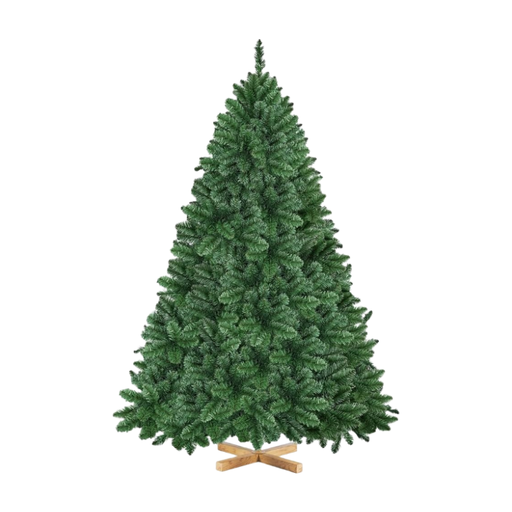 Yaheetech 6FT Artificial Christmas Tree, Full Christmas Fir Tree with 903 Tips & Wood-Grain Finished Metal Stand, Green