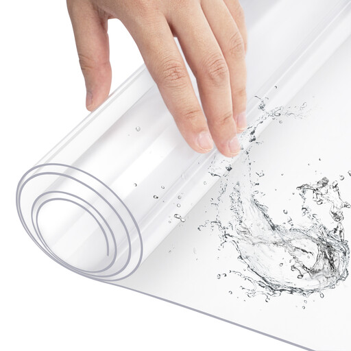 WOLTU 1mm High-Gloss Transparent PVC Tablecloth
