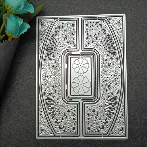 Beautiful Flower Pattern Framework Metal Cutting Dies for Card Making Kit Embossing Paper Die Cuts Scrapbook Machine Stencils