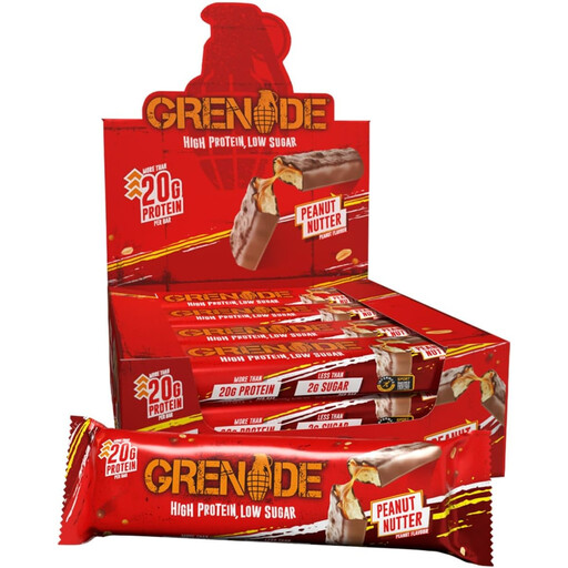 Grenade Peanut Butter protein bars, pack of 12