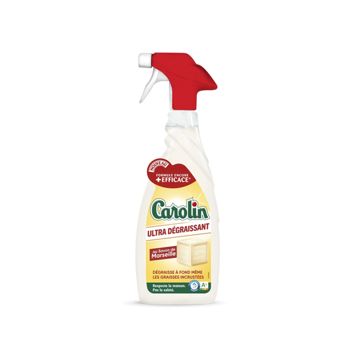 CAROLIN Pistolet Ultra Dégraissant au Savon de Marseille 650ml