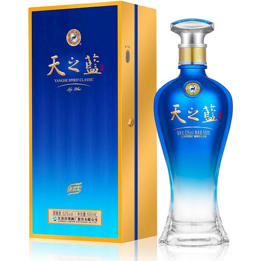 Yanghe Sky Blue Baijiu 500ml 52%
