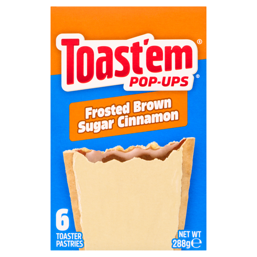 Toast’em Pop-Ups 红糖肉桂味糖霜烤面包机糕点，6 个装，288 g